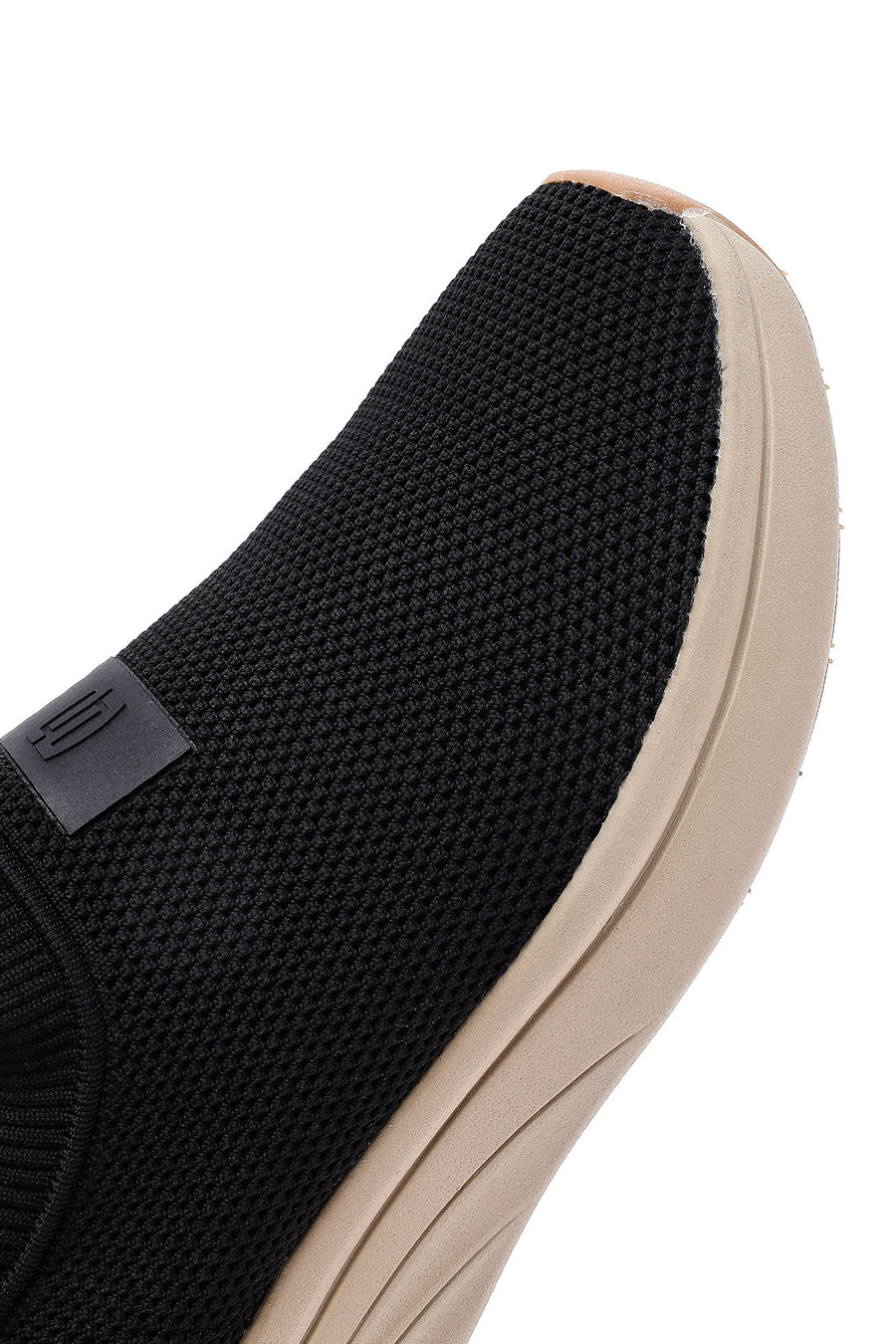 Derimod Zero Men's Black Thick Soled Fabric Sneaker