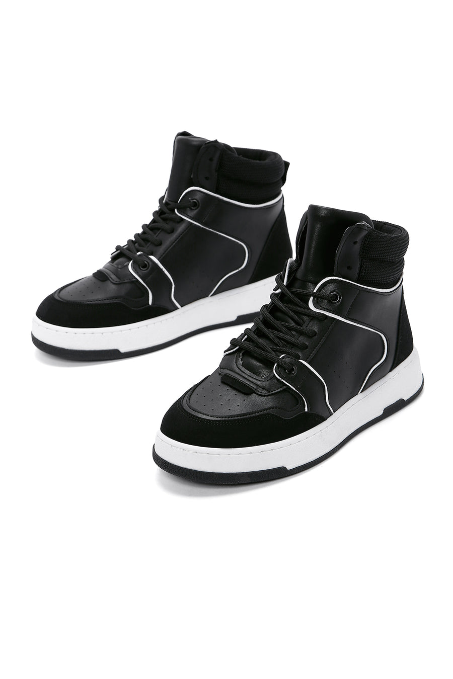 Women's Black High Top Sneaker