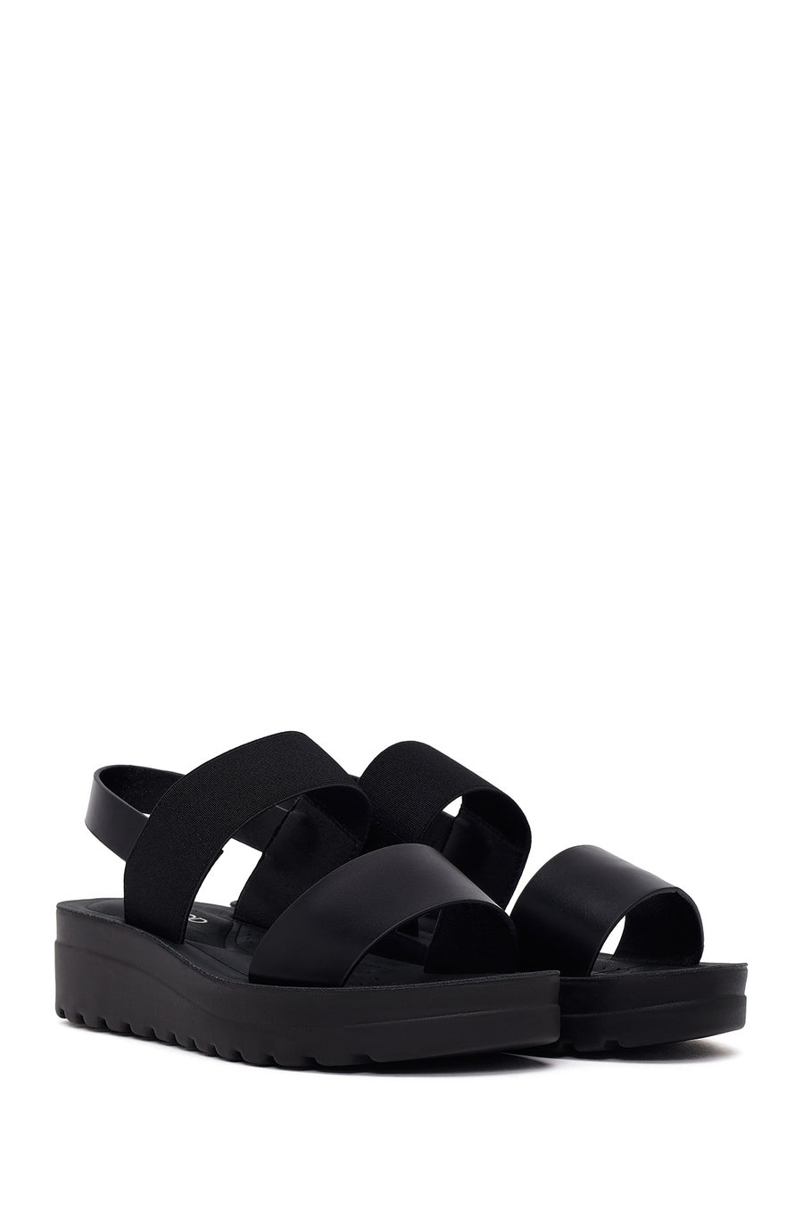 Woman Black Thick-Soled Sandal