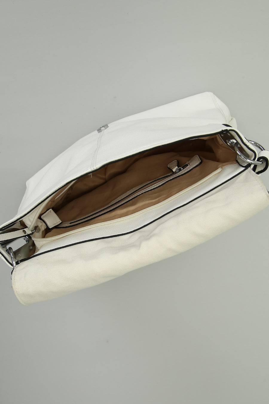 Women's Shoulder Bag with Zipper Detail