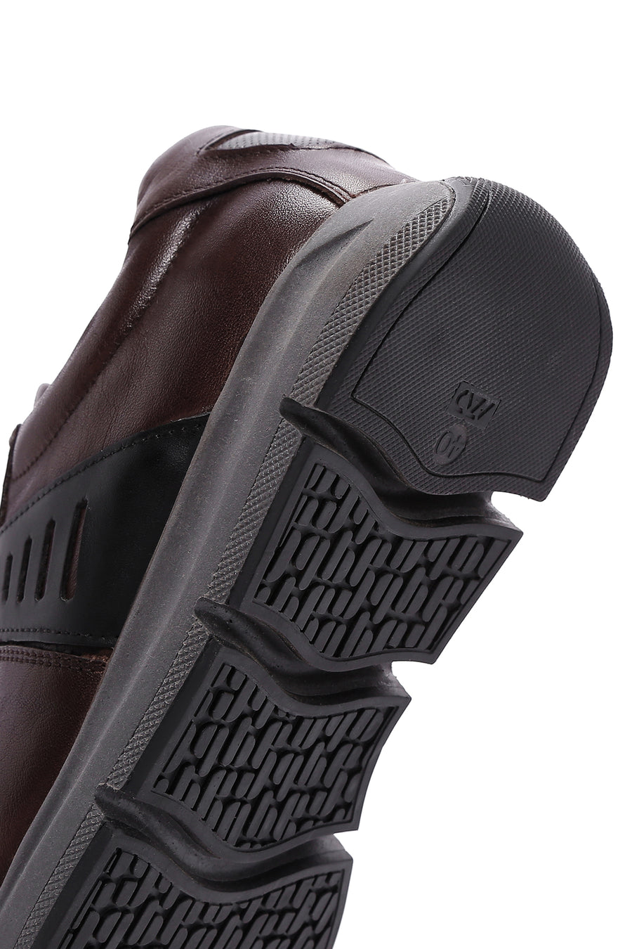 Erkek Kahverengi Deri Casual Sneaker