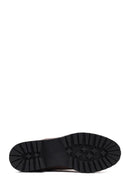 Women's Mink Zipper Thick Sole Suede Leather Ankle Boots | Derimod