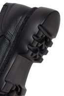 Male Black Lace-Up Leather Casual Shoes | Derimod