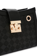 Women's Black Long Strap Printed Shoulder Bag | Derimod