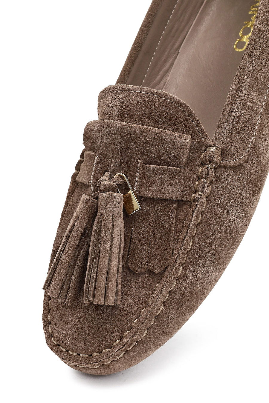 Women's Mink Tassel Suede Leather Loafer