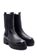 Women's Leather Thick Soled Boots | Derimod