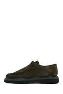 Men's Khaki Suede Leather Casual Shoes | Derimod
