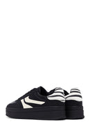 Woman Black Lace-Up Chunky Sneaker | Derimod