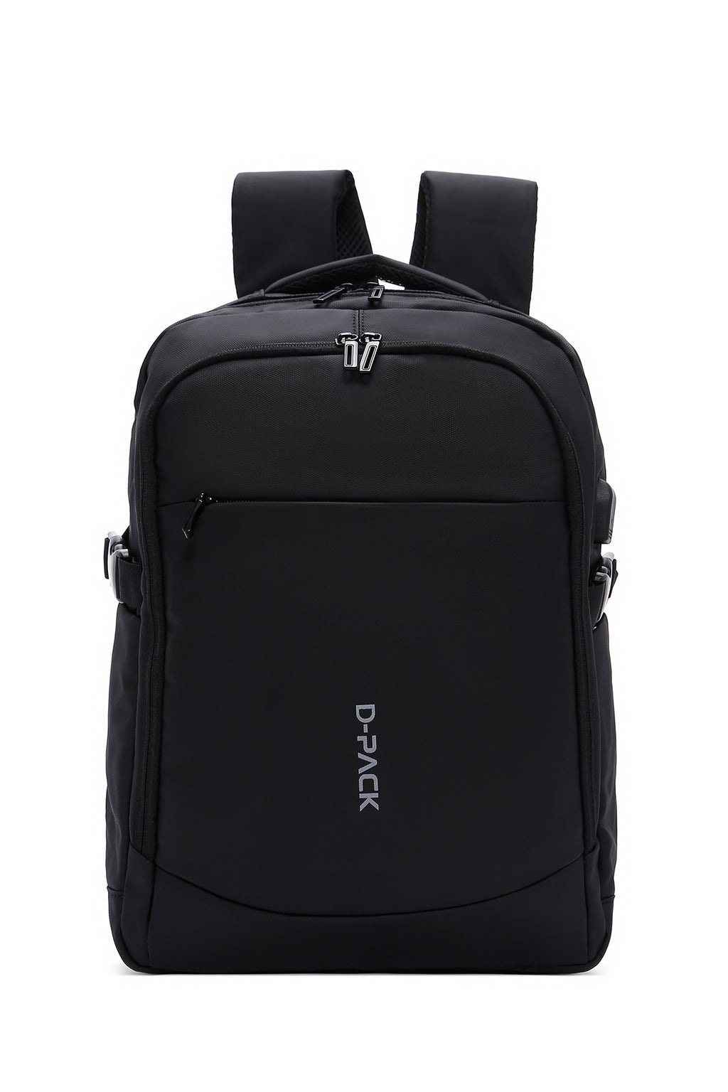 D-Pack Unisex Siyah Teknolojik Kumaş Sırt Çantası