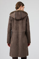 Fiorentini Women Brown Reversible Hooded Teddy Coat | Derimod