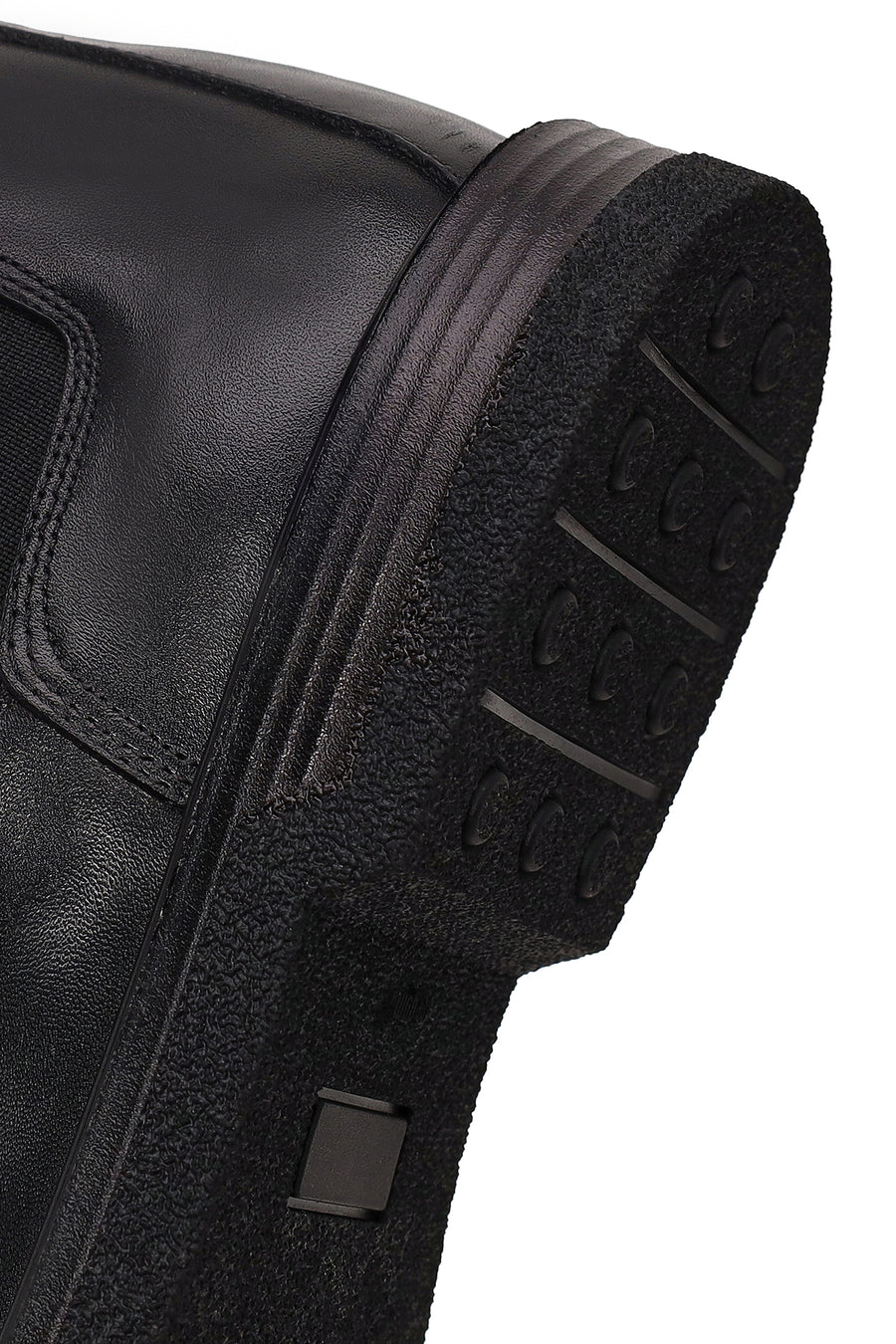 Male Black Leather Chelsea Boots