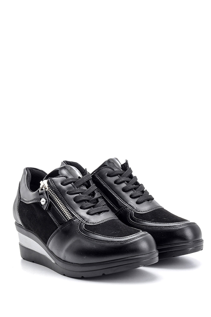 Women's Zipper Detailed Sports Shoes