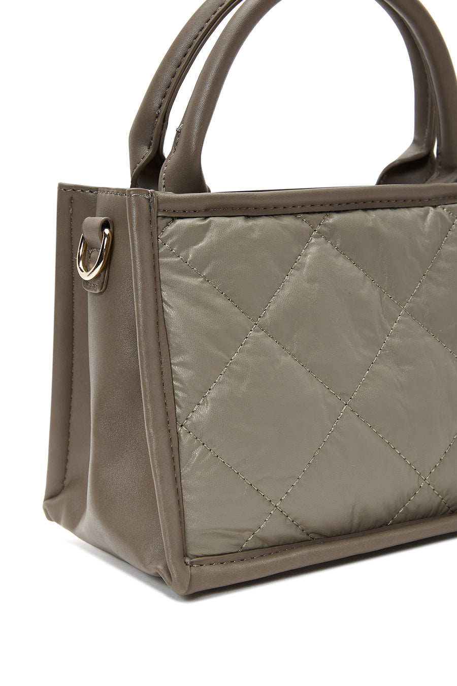 Women's Green Quilted Handbag
