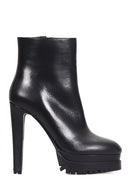 Women's Heeled Leather Boots | Derimod