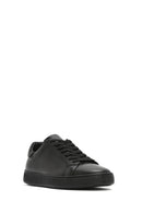 Men's Black Lace-up Leather Sneaker | Derimod