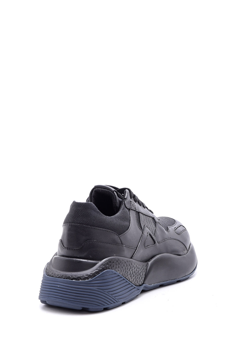 Erkek Yüksek Tabanlı Deri Sneaker
