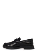 Erkek Siyah Tokalı Deri Casual Loafer | Derimod