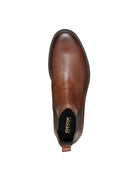 Geox Men's Brown Terence Leather Chelsea Boots | Derimod