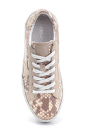 Women's Snakeskin Patterned Sneaker | Derimod