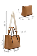 Woman Tan Long Strap Shoulder Bag | Derimod