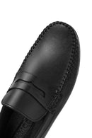 Erkek Siyah Deri Casual Loafer | Derimod