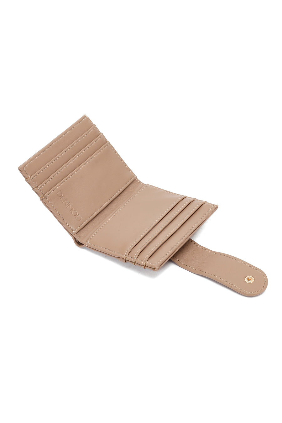 Woman Mink Quilted Card Holder