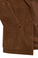 Jill Women's Brown Short Leather Jacket | Derimod
