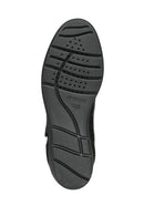 Geox Women's Black Wedge Heel Lace-Up Casual Sneakers | Derimod