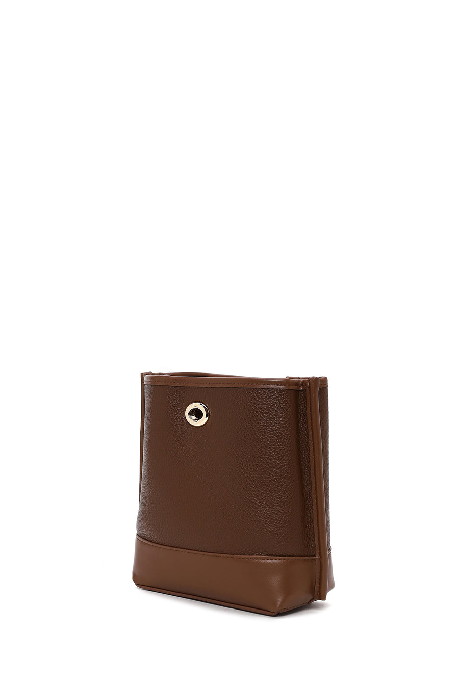 Woman Brown Long-Strap Shoulder Bag