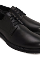 Male Black Lace-up Leather Casual Shoes | Derimod