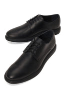 Male Black Lace-up Leather Casual Shoes | Derimod