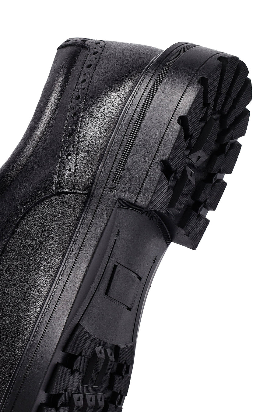 Men's Black Lace Up Leather Casual Shoes