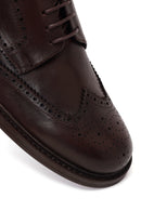 Male Brown Lace-up Leather Casual Shoes | Derimod