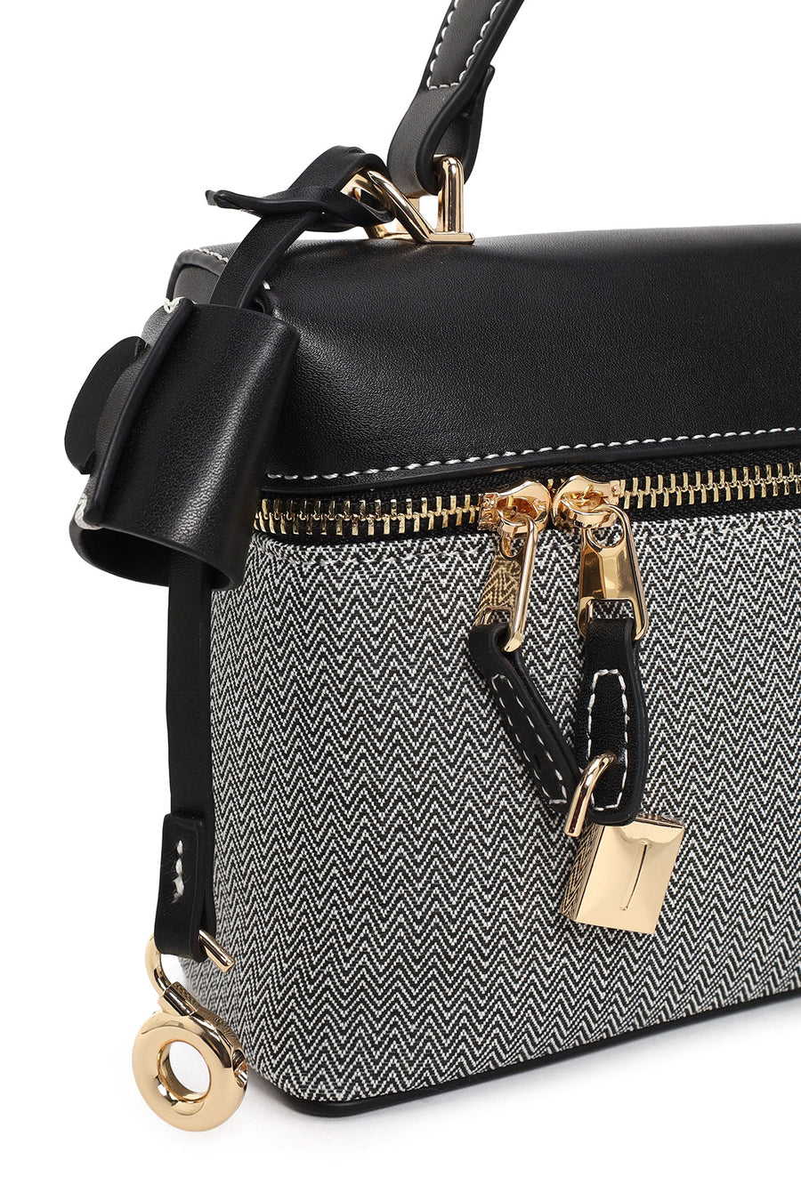 Woman Black Long Strap Shoulder Bag