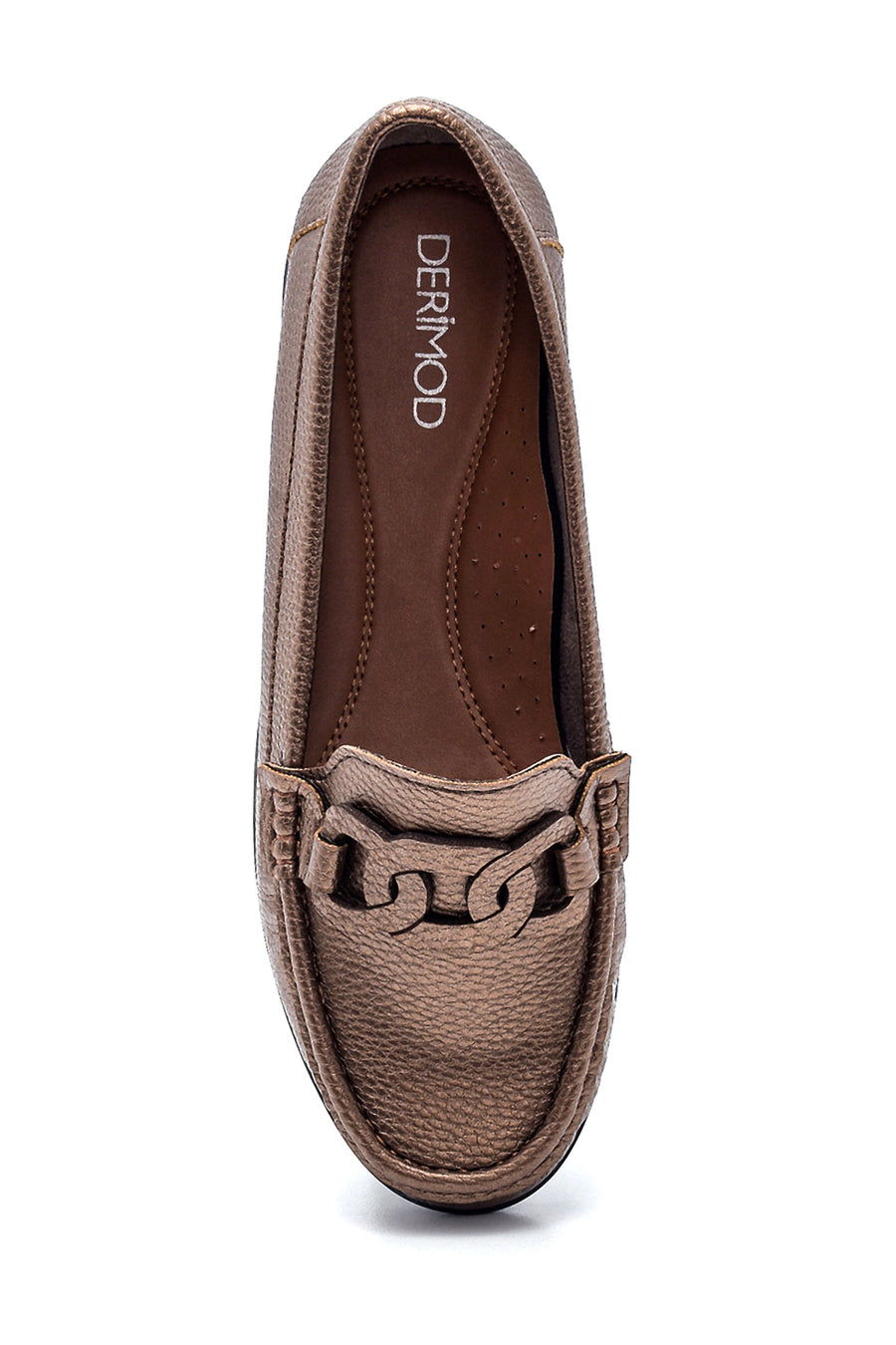 Kadın Metalik Loafer