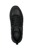 Geox Men's Black Terrestre Laced Leather Boots | Derimod