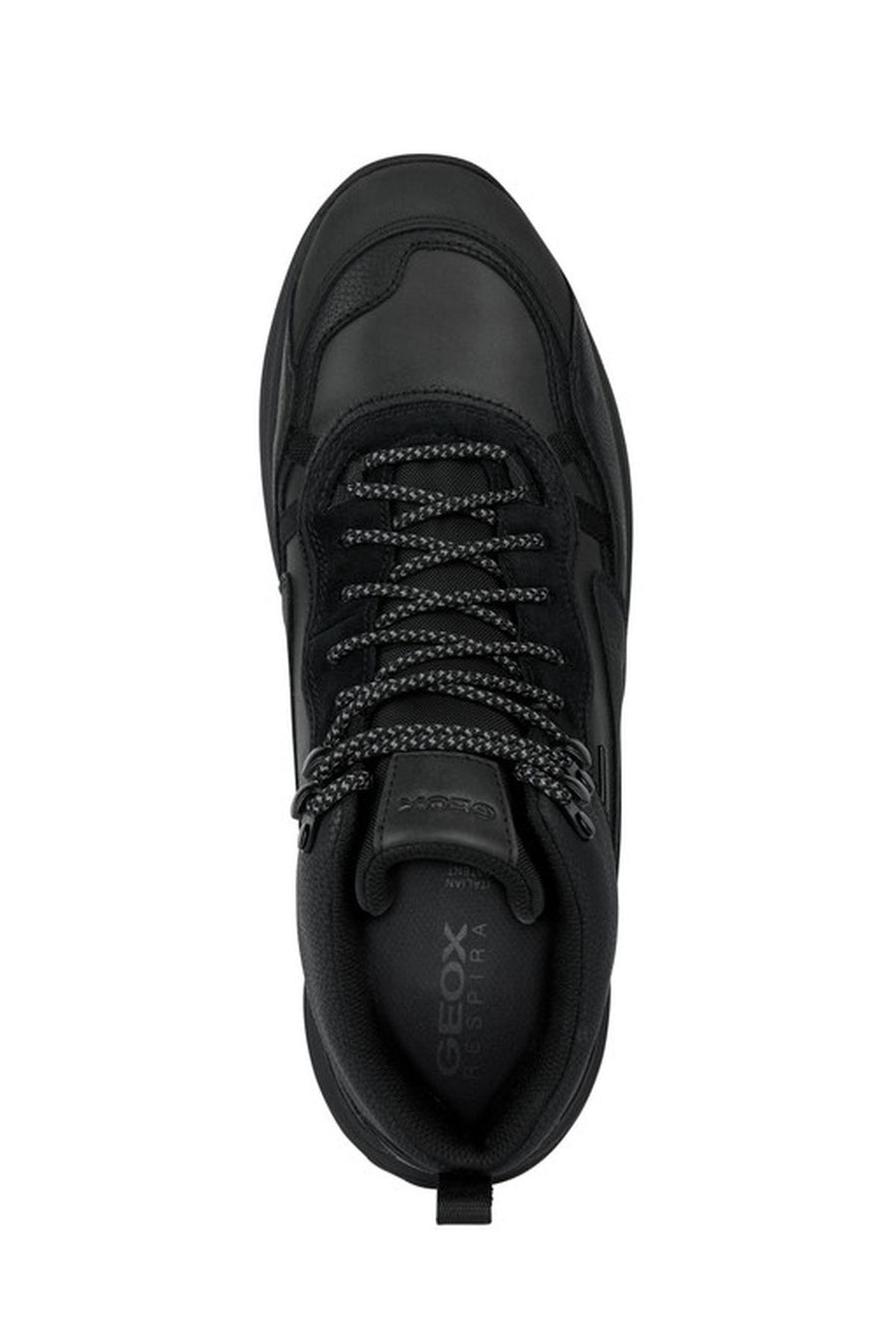 Geox Men's Black Terrestre Laced Leather Boots