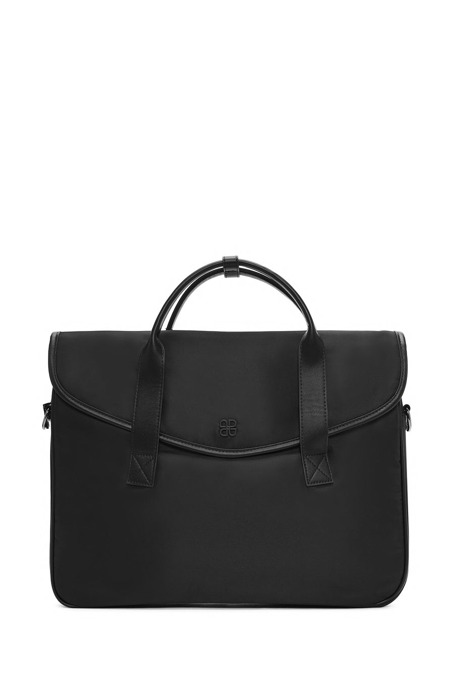 Women's Black Long Strap Briefcase