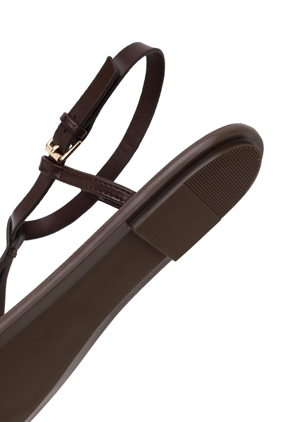 Woman Brown Stone-Embellished Sandal