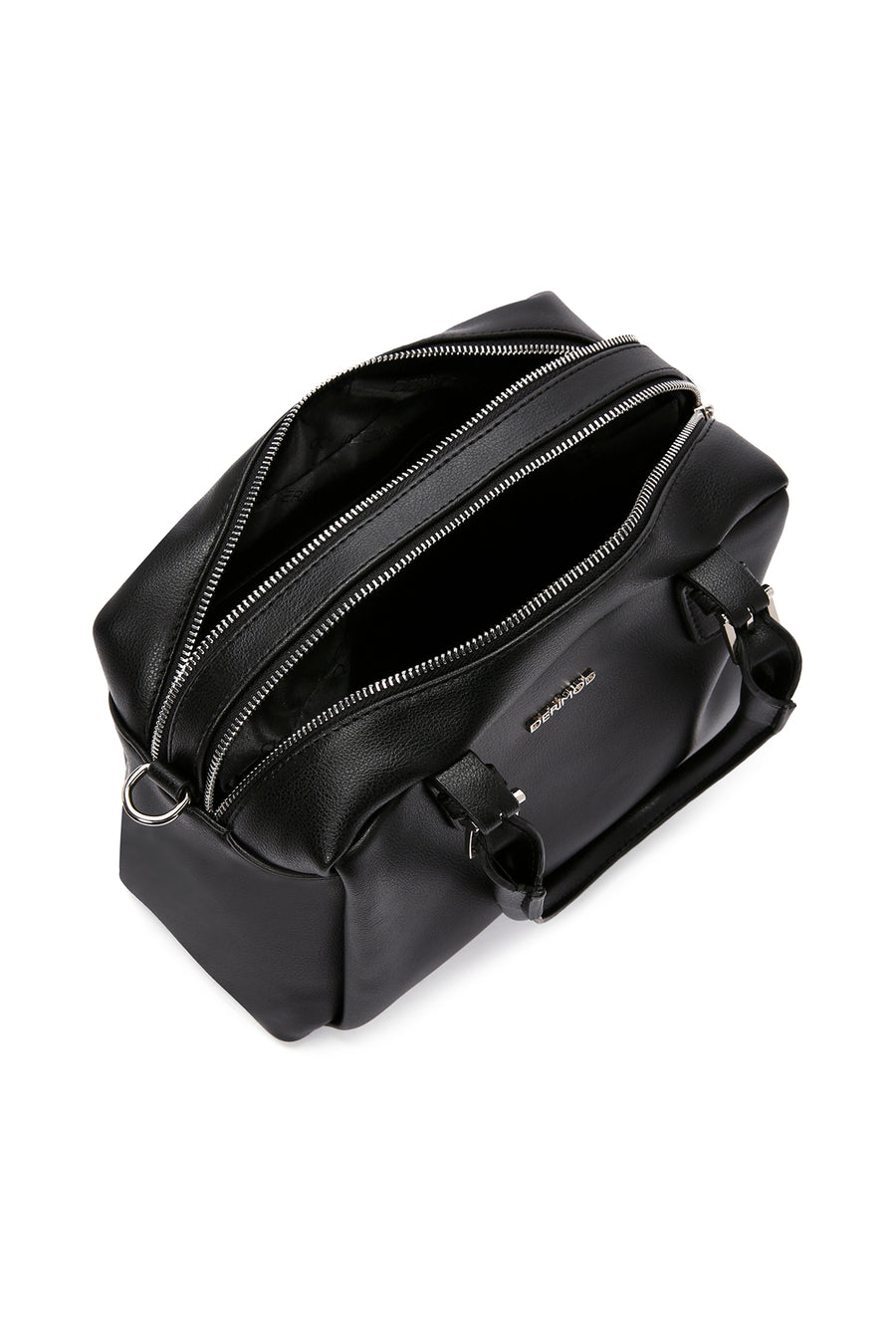 Women's Black Long Strap Shoulder Bag