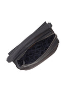 Woman Gray Long-Strap Suede Crossbody Bag | Derimod