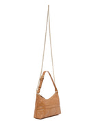 Woman Beige Long Chain Strap Shoulder Bag | Derimod