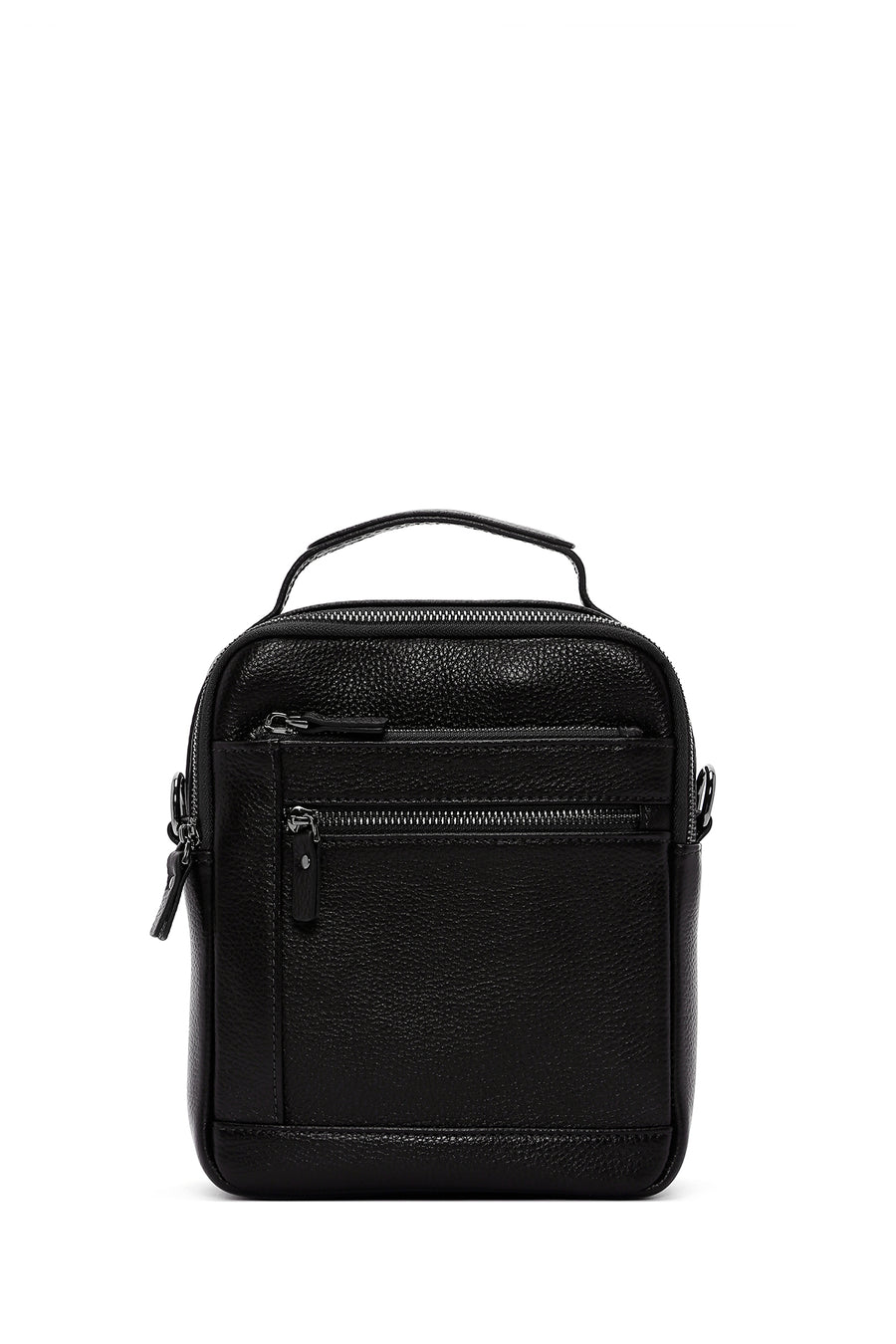Men's Black Messenger Bag