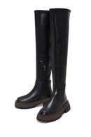 Women's Black Leather Boots | Derimod