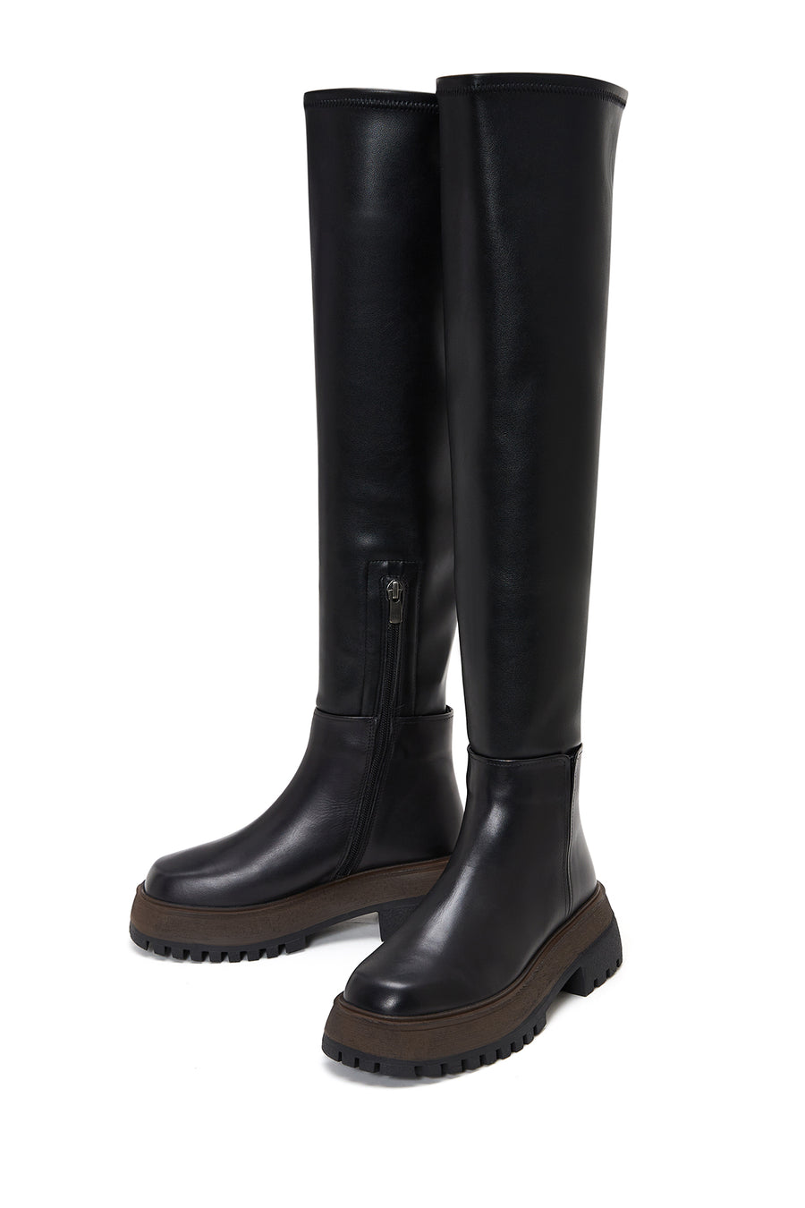 Women's Black Leather Boots