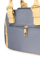 Woman Blue Long-Strap Fabric Shoulder Bag | Derimod