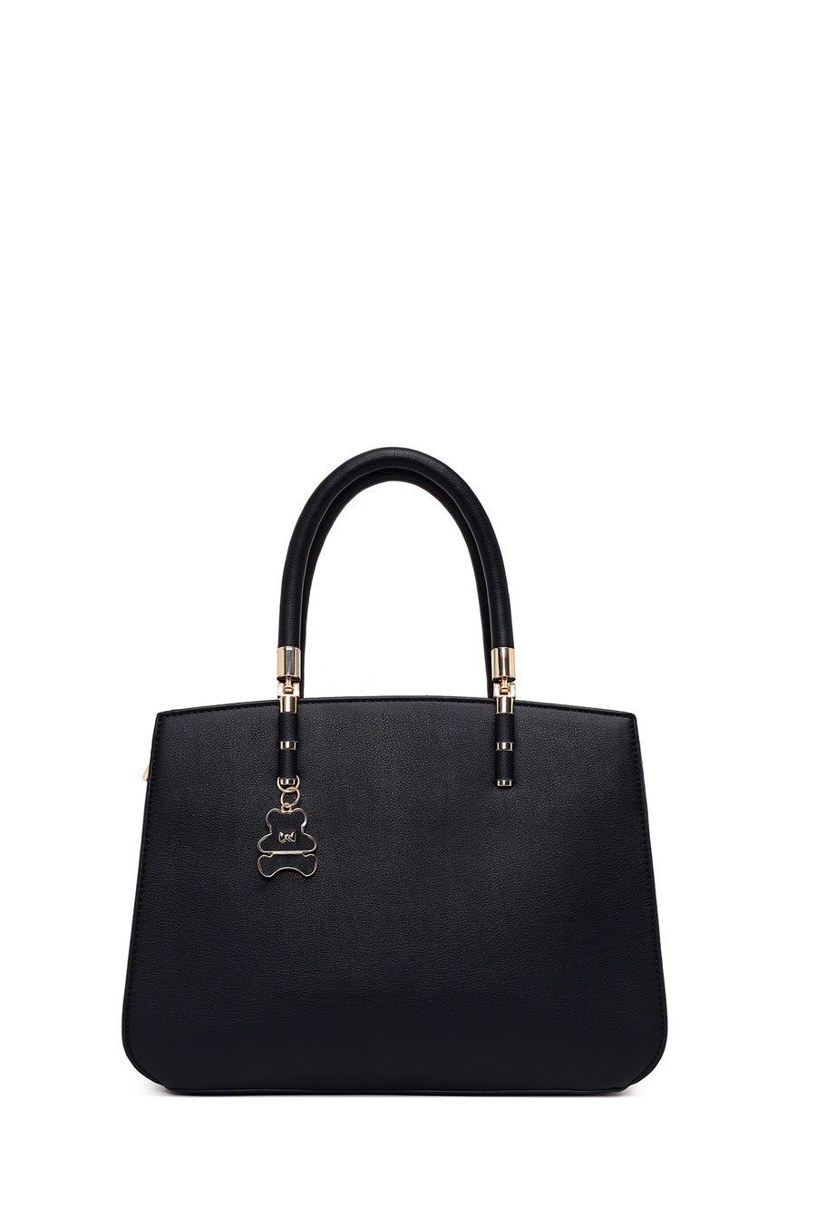 Woman Black Long-Strap Shoulder Bag