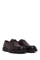 Male Brown Lace-up Leather Casual Shoes | Derimod