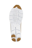 Geox Women's Beige Sukie Lace-Up Fabric Sneaker | Derimod