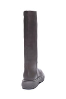 Women's Leather Thick Sole Boots | Derimod